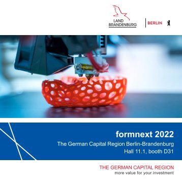 Berlin Brandenburg at formnext 2022