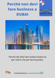 Perchè non devi fare la residenza e business a Dubai