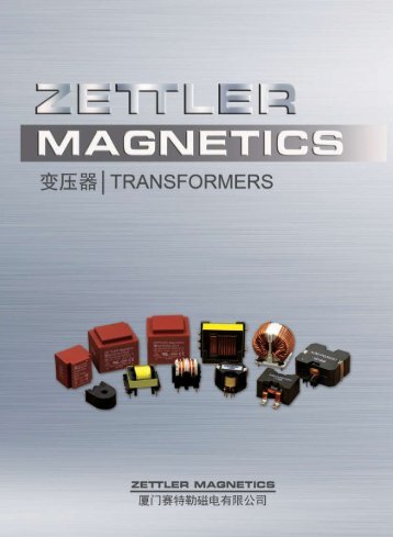 ZETTLER Magnetics Transfomer Catalog 03.19