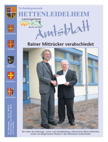 Dann melden Sie sich bei uns: Amtsblatt Hettenleidelheim Fieguth ...