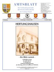 der Verbandsgemeinde HETTENLEIDELHEIM im Leiningerland