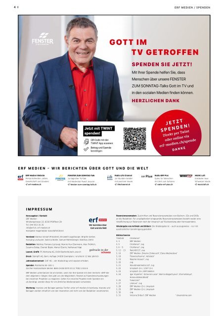 ERF Medien Magazin November 2022