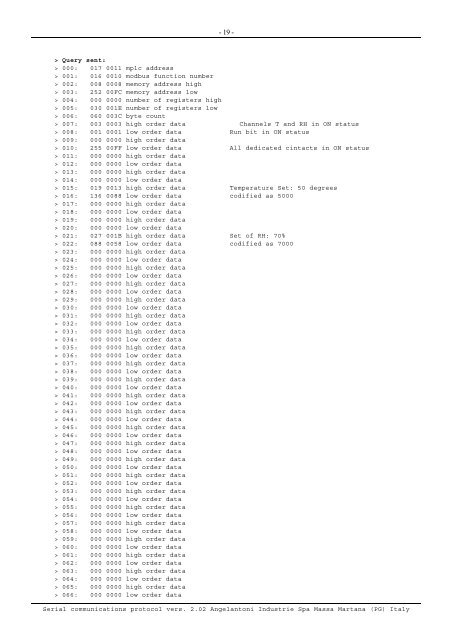 Serial Communications Protocol Specifications - Swissvacuum.com