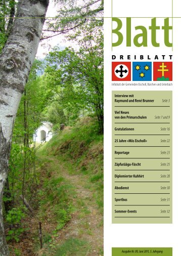 D R E I B L A T T - Unterbäch Tourismus