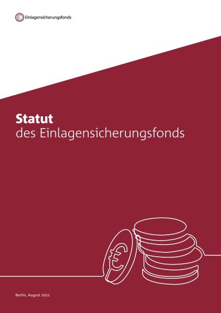 Statut des Einlagensicherungsfonds (gültig bis Dezember 2022)