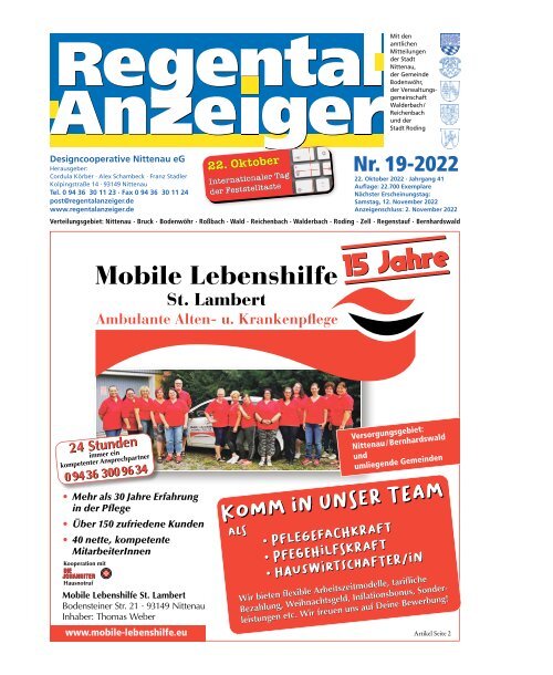 Regental-Anzeiger 19-22