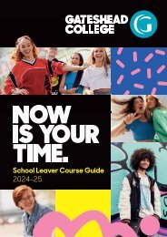 School Leaver Course Guide 2023-24