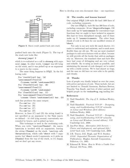 The Communications of the TEX Users Group Volume 29 ... - TUG