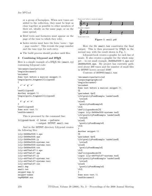 The Communications of the TEX Users Group Volume 29 ... - TUG