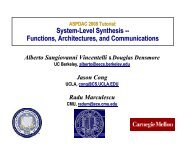 System-Level Synthesis - UCLA VLSI CAD Lab