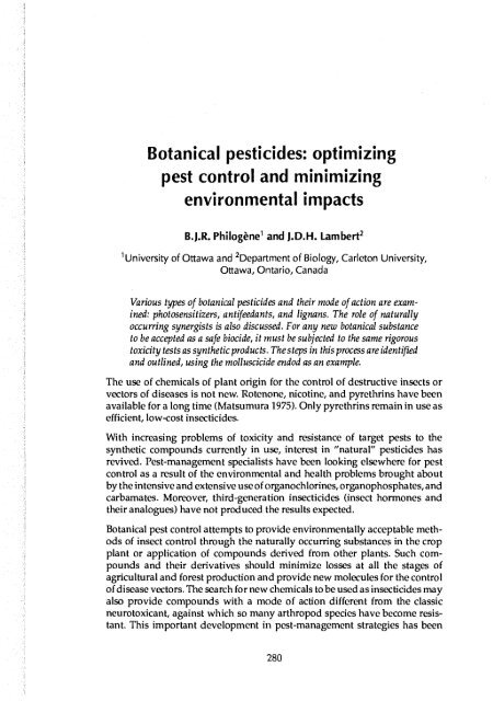 Impact of - IDL-BNC @ IDRC - International Development Research ...