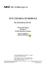 (22.5 Type) WUXGA LVDS Interface (4 port) DATA SHEET