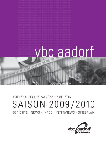 Bulletin_2009_2010 [PDF, 4.00 MB] - VBC Aadorf