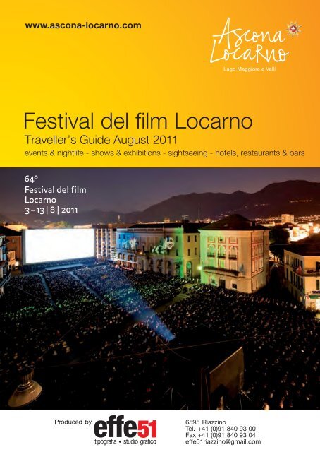 Festival del film Locarno - Ticinonews.ch