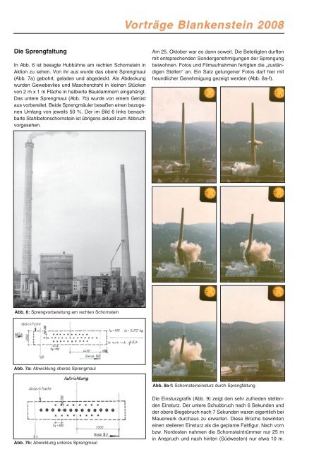 Vorträge Blankenstein 2008 - Deutscher Sprengverband eV