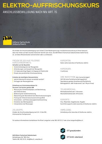 ibW_Flyer_Auffrischungskurs_NIV15_2022