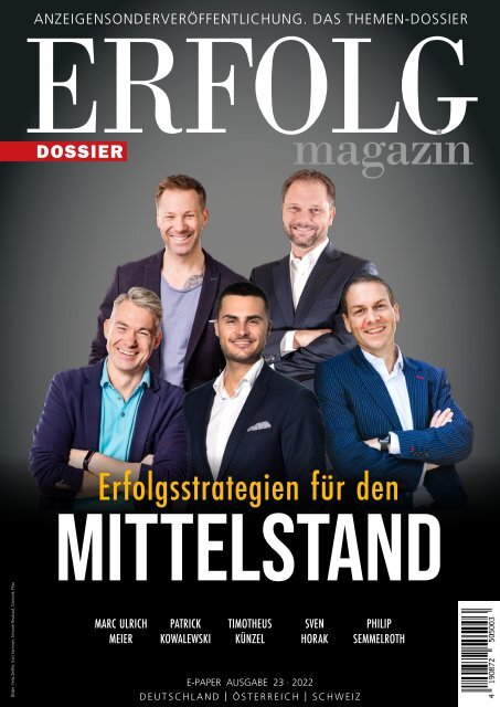 ERFOLG Magazin Dossier 23: Mittelstand