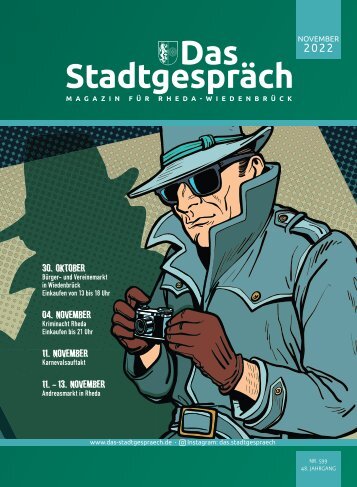 Das Stadtgespräch Ausgabe November 2022 auf Mein Rheda-Wiedenbrück