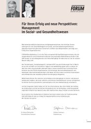 Management im Sozial- und Gesundheitswesen - SPES