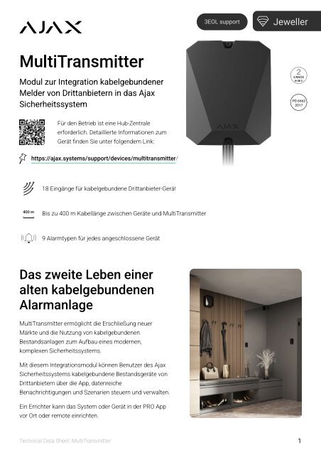[TDS] MultiTransmitter — DE