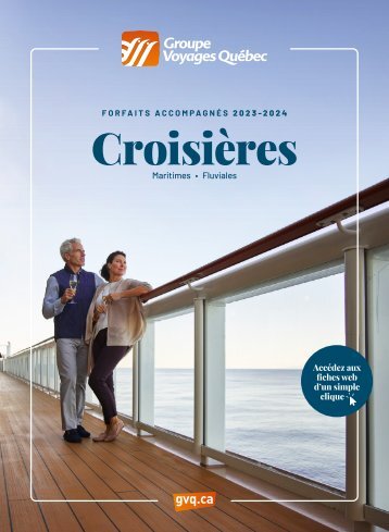 Croisières - Forfaits accompagnés 2023-2024