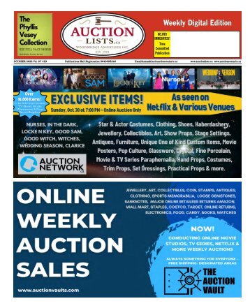 Woodbridge Advertiser/AuctionLists.ca - 2022-10-24