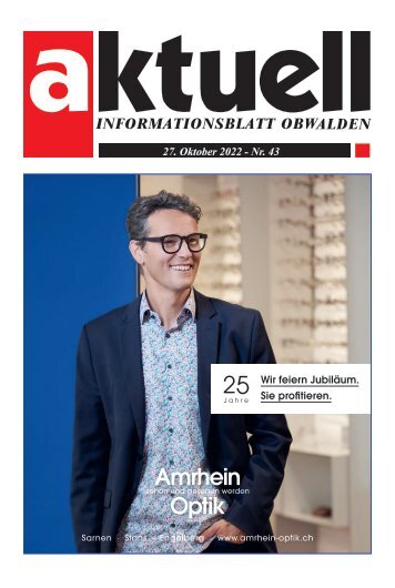 Aktuell Obwalden | KW 43 | 27. Oktober 2022
