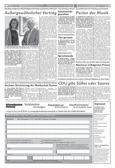 Schwalbacher Zeitung