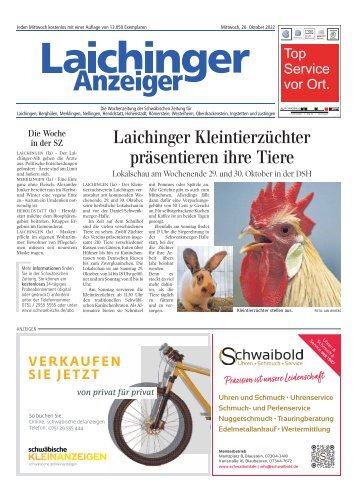 Laichinger Anzeiger 26.10.2022