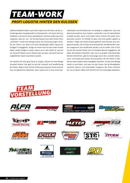 Magazin ADAC Supercross Stuttgart 2022