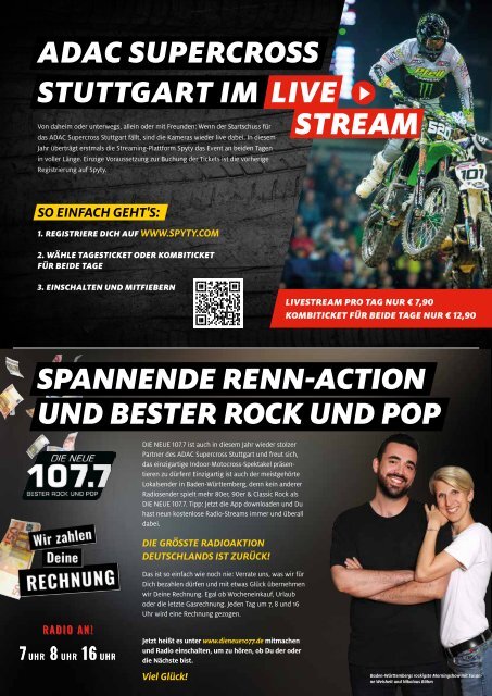 Magazin ADAC Supercross Stuttgart 2022