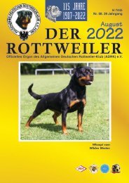 Der Rottweiler - Ausgabe August 2022