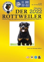 Der Rottweiler - Ausgabe Oktober 2022