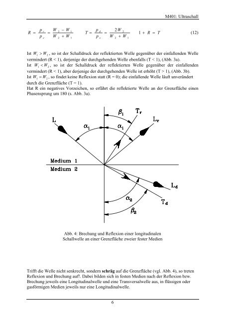 Grundpraktikum Ultraschall