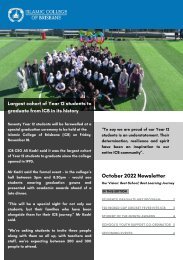 ICB October Newsletter 2022