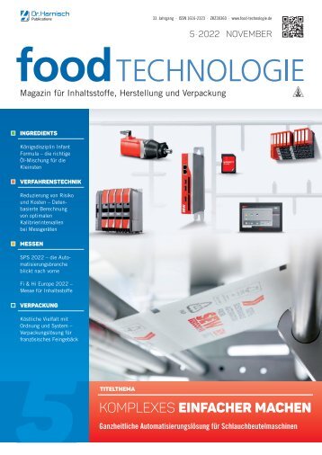 food TECHNOLOGIE 5/2022