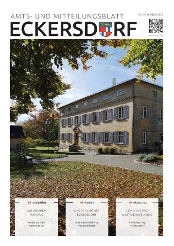 Eckersdorf Amts- und Mitteilungsblatt November 2022