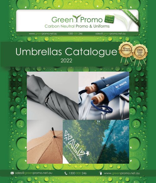 Eco Umbrellas 2022 Green Promo