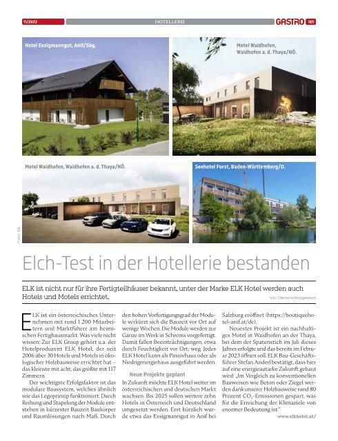 GASTRO das Fachmagazin 11/22