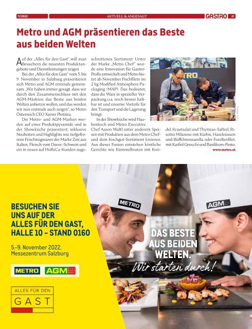 GASTRO das Fachmagazin 11/22