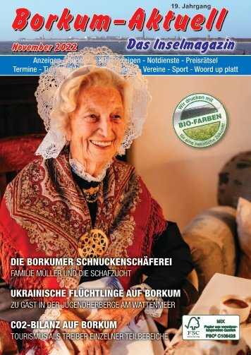 November-Ausgabe / Borkum-Aktuell - Das Inselmagazin