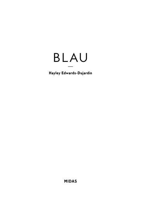 BLAU (Leseprobe)