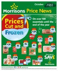 Morrisons Price News October 2022
