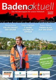 Baden aktuell Magazin November 2022