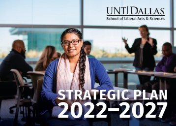 2022 - 2027 Strategic Plan | School of Liberal Arts and Sciences at UNT Dallas