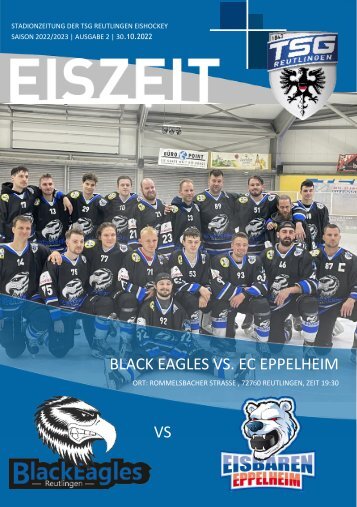TSG Black Eagles vs EC Eisbären Eppelheim 30 10 2022