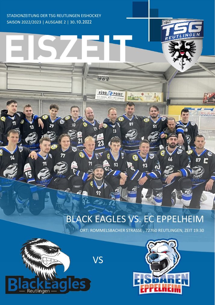 TSG Reutlingen Handball Hallenheft 2020_2021
