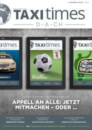 Taxi Times DACH - 3. Quartal 2022
