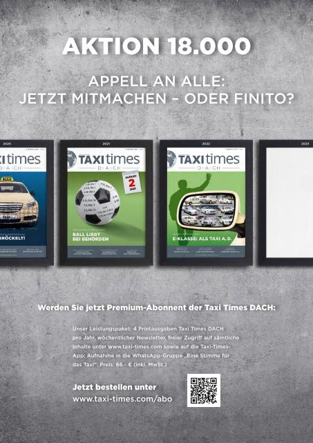 Taxi Times DACH - 3. Quartal 2022