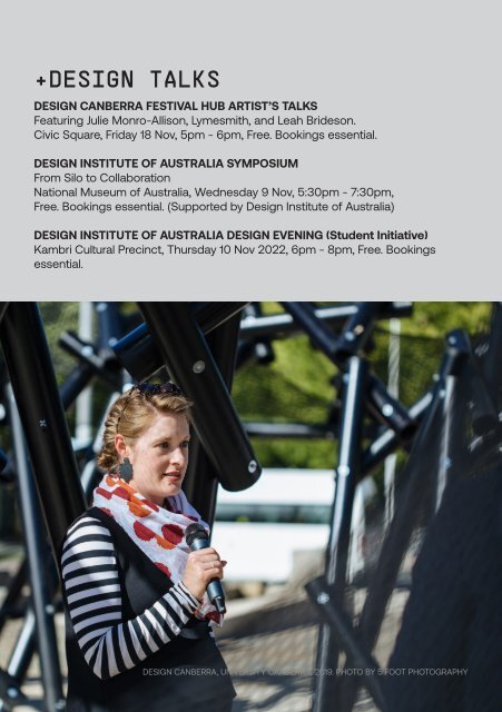 DESIGN Canberra Festival Brochure 2022